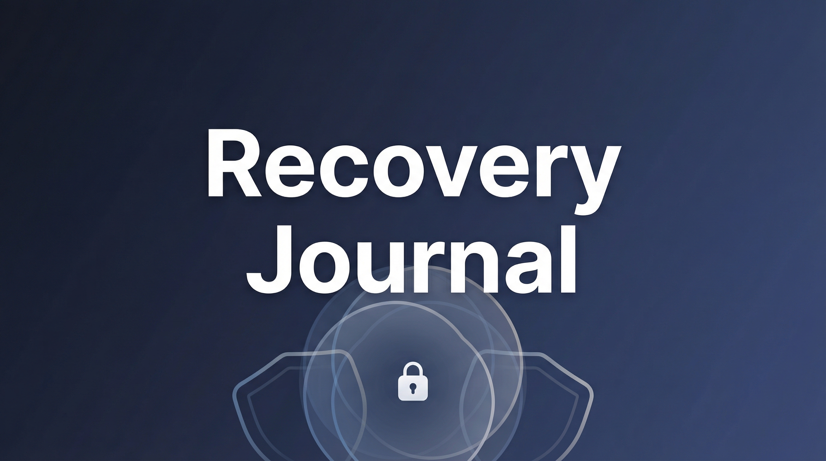Recovery Review Recovery Journal — A private journal for twelve-step recovery